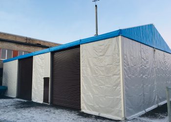 angārs 10x20 tenta PVC